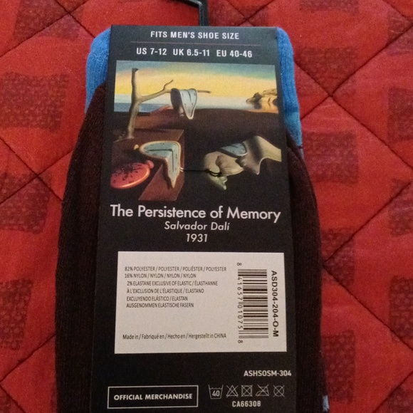 Artist Series Socks - 4 pairs, 4 different designs: - Picture 3 of 9